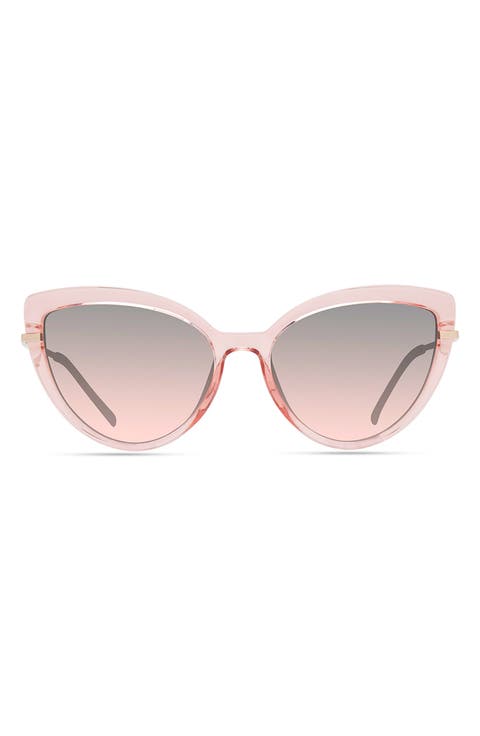 Aubrey 55mm Polarized Cat Eye Sunglasses