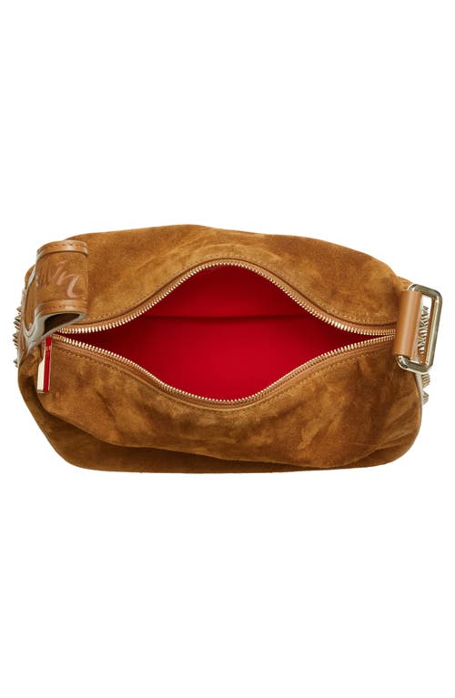 Christian Louboutin Funky Empire Spike Dopp Leather Top Handle Pouch