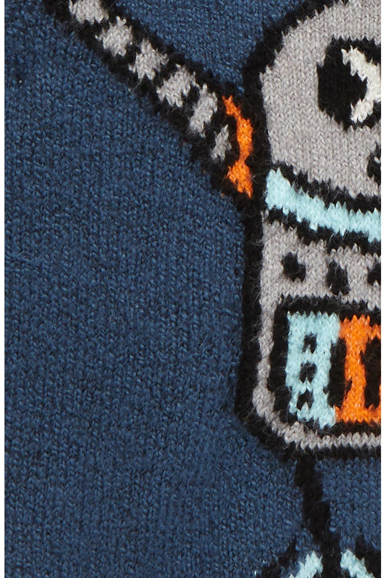 Icon Sweater, Alternate, color, NAVY DENIM ROBOT