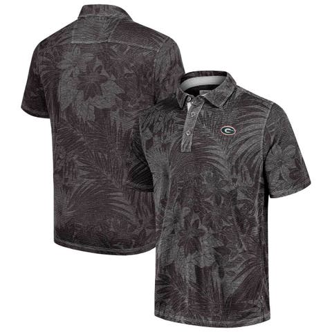 Men's Tommy Bahama Black Georgia Bulldogs Big & Tall Sport Santiago Paradise Polo