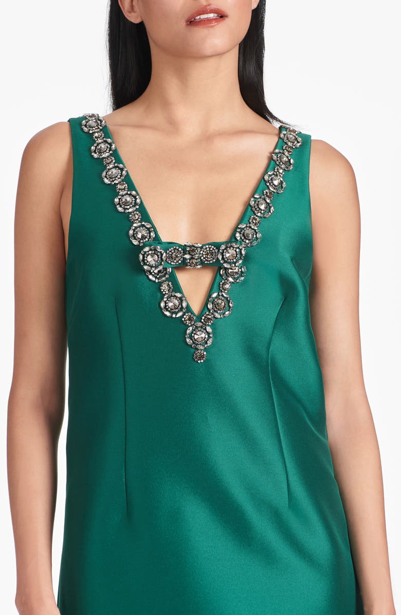 Sachin & Babi Sylvie Embellished Mikado Cocktail Minidress, Alternate, color, 