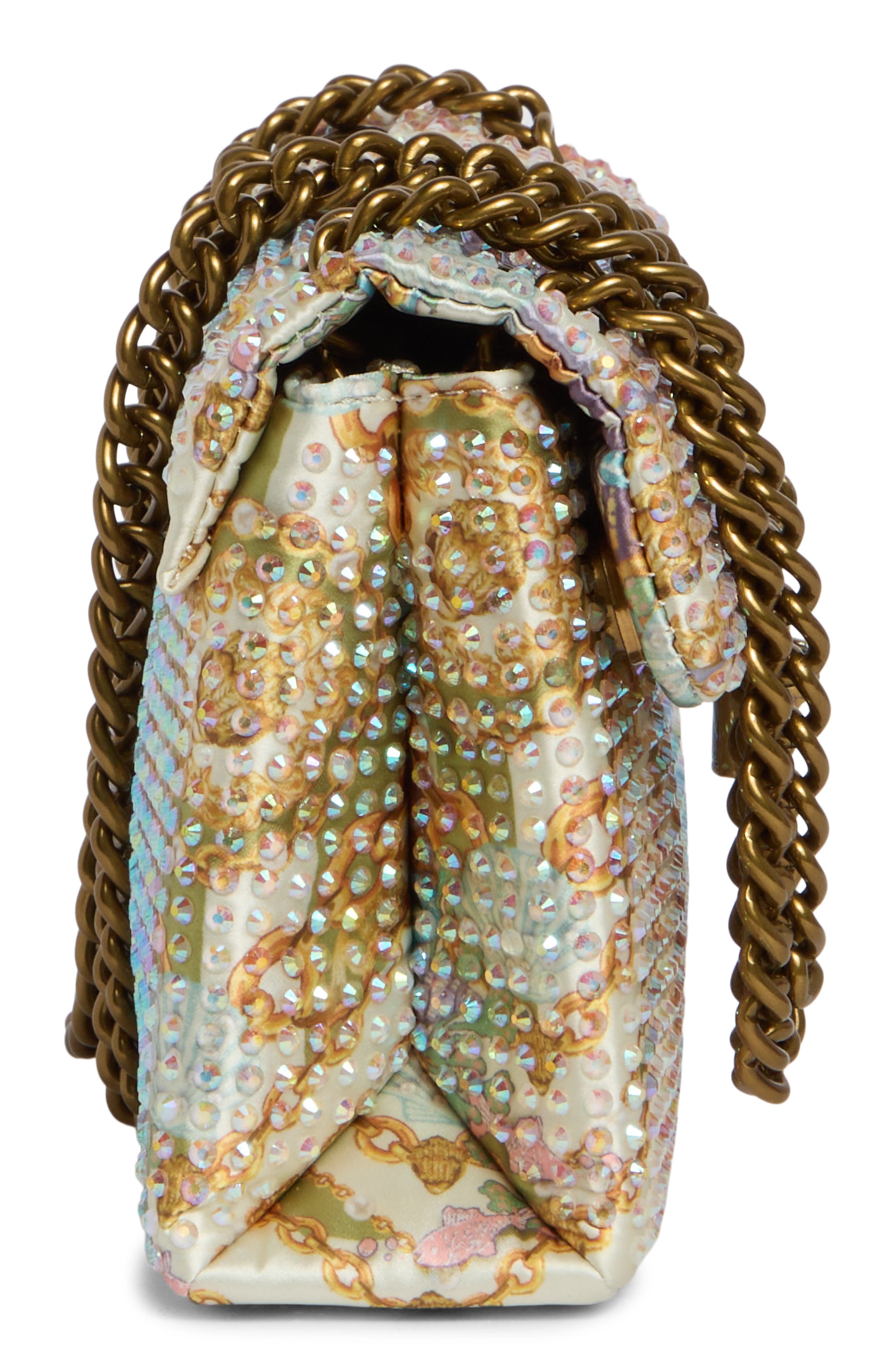 Kurt Geiger London Mini Brixton Shoulder Bag, Alternate, color, Cream Combo