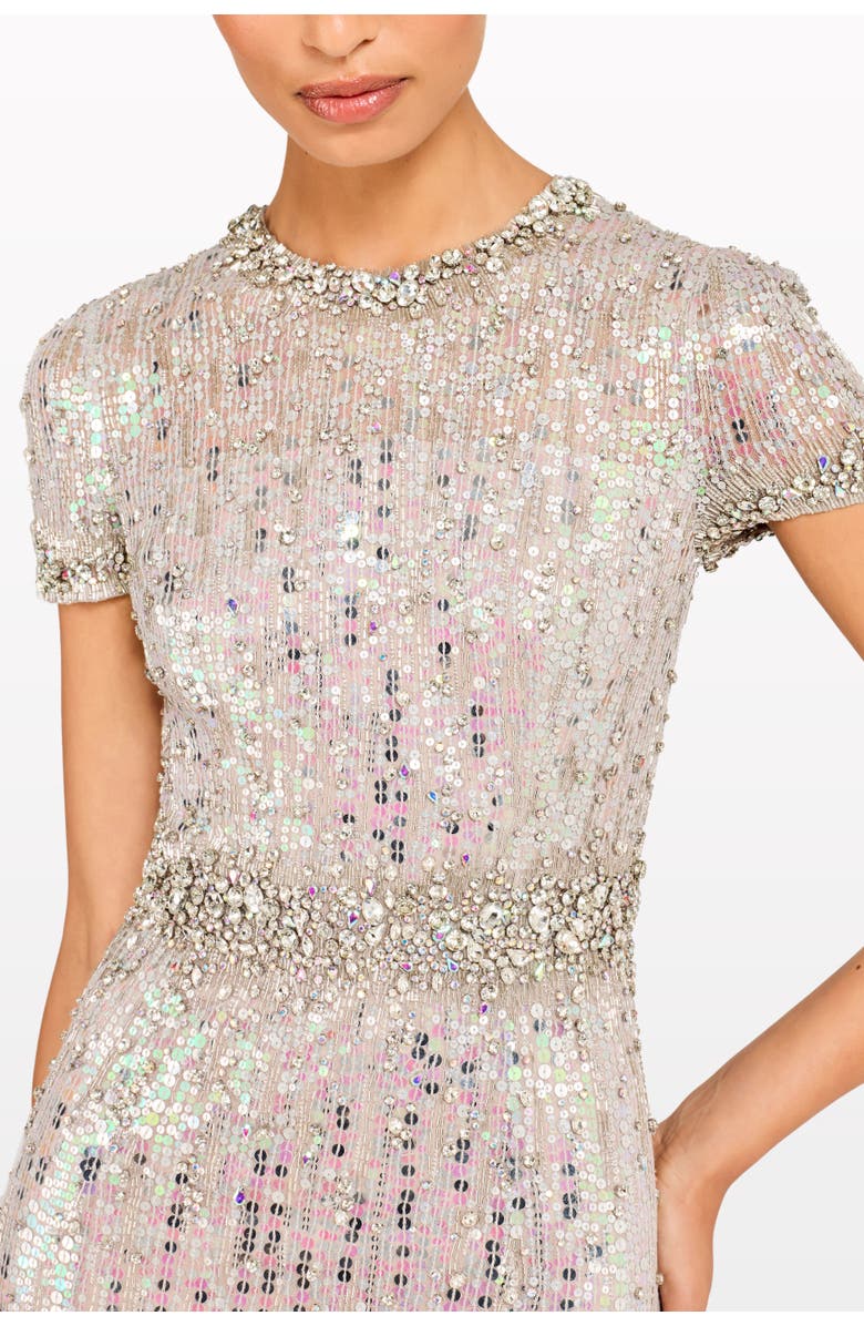 Jenny Packham Celeste Maxi Dress, Alternate, color, Mist