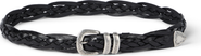 Brunello Cucinelli Braided calfskin belt