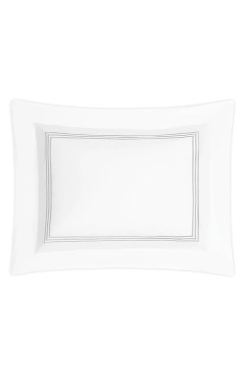 Matouk Bel Tempo Pillow Sham In White