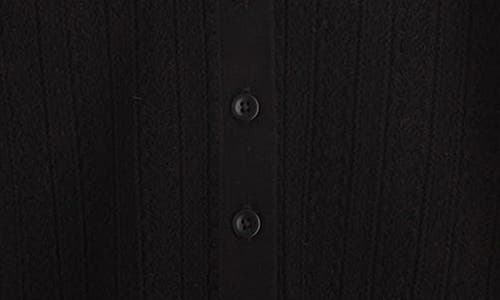 Shop Madewell The Signature Open Knit Cardigan In Black