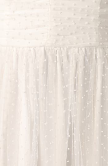 Floret Bow Strap Sweetheart Neck Maxi Dress