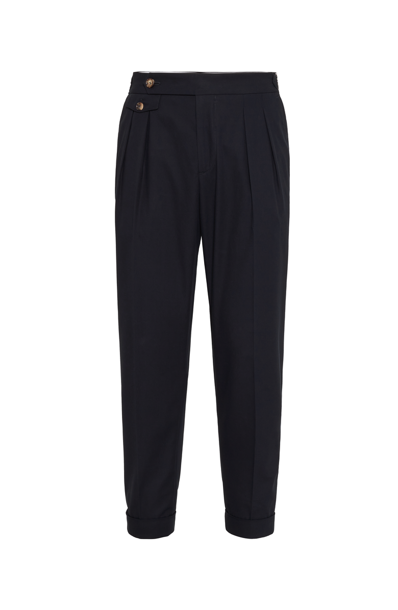 Brunello Cucinelli Cotton twill trousers, Main, color, 