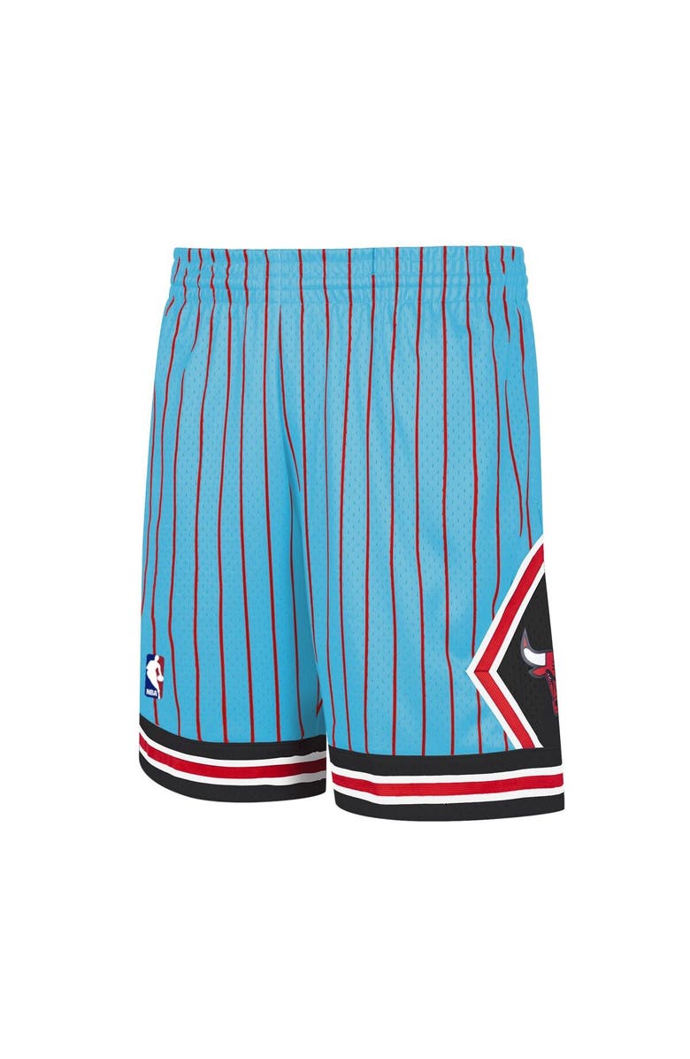 Mitchell & Ness Men's Mitchell & Ness Blue Chicago Bulls Hardwood Classic Reload Swingman Shorts, Alternate, color, 