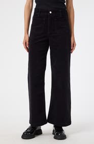 Mavi Jeans Paloma Marine High Waist Wide Leg Corduroy Pants