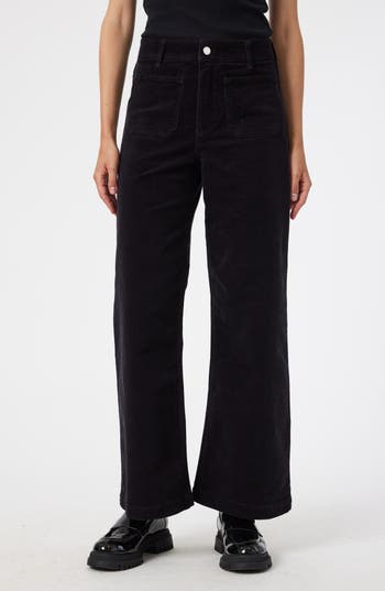 Mavi Jeans Paloma Marine High Waist Wide Leg Corduroy Pants