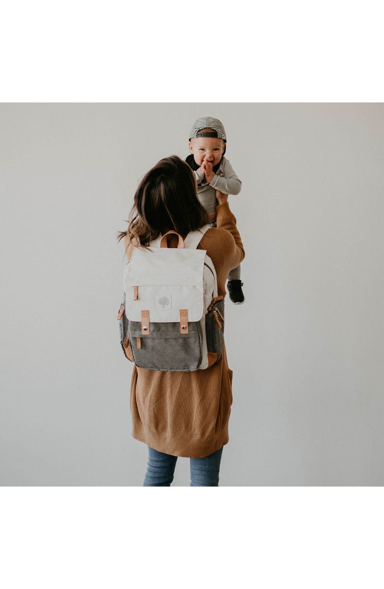 Parker Baby Co. Birch Bag Diaper Backpack, Alternate, color, Cream