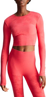 adidas by Stella McCartney Fitted Cutout Crop Top