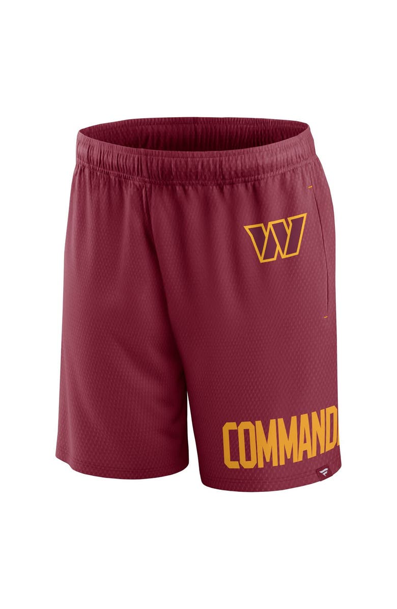 FANATICS Men's Fanatics Burgundy Washington Commanders Clincher Shorts, Alternate, color,