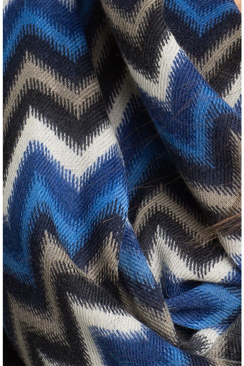 'Zeus' Infinity Scarf, Alternate, color, BLUE