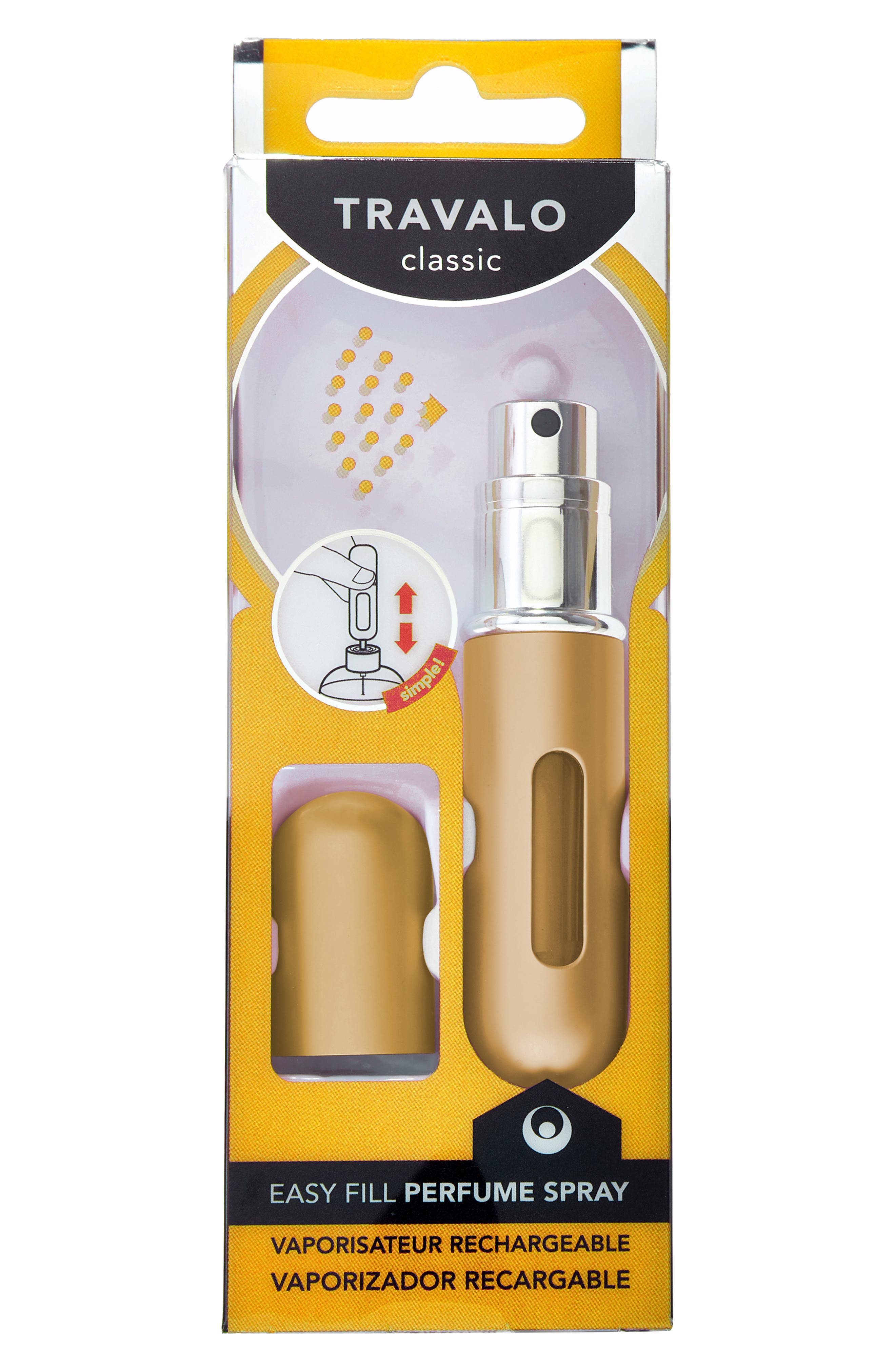 TRAVALO Classic Gold Easy Fill Perfume Atomizer (Women) | Nordstromrack
