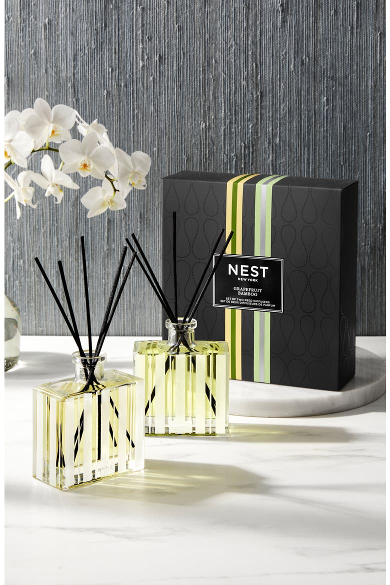 Bamboo & Grapefruit Reed Diffuser Duo $116 Value, Alternate, color, NO COLOR