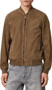 AllSaints Morten Suede Bomber Jacket