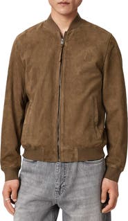 AllSaints Morten Suede Bomber Jacket