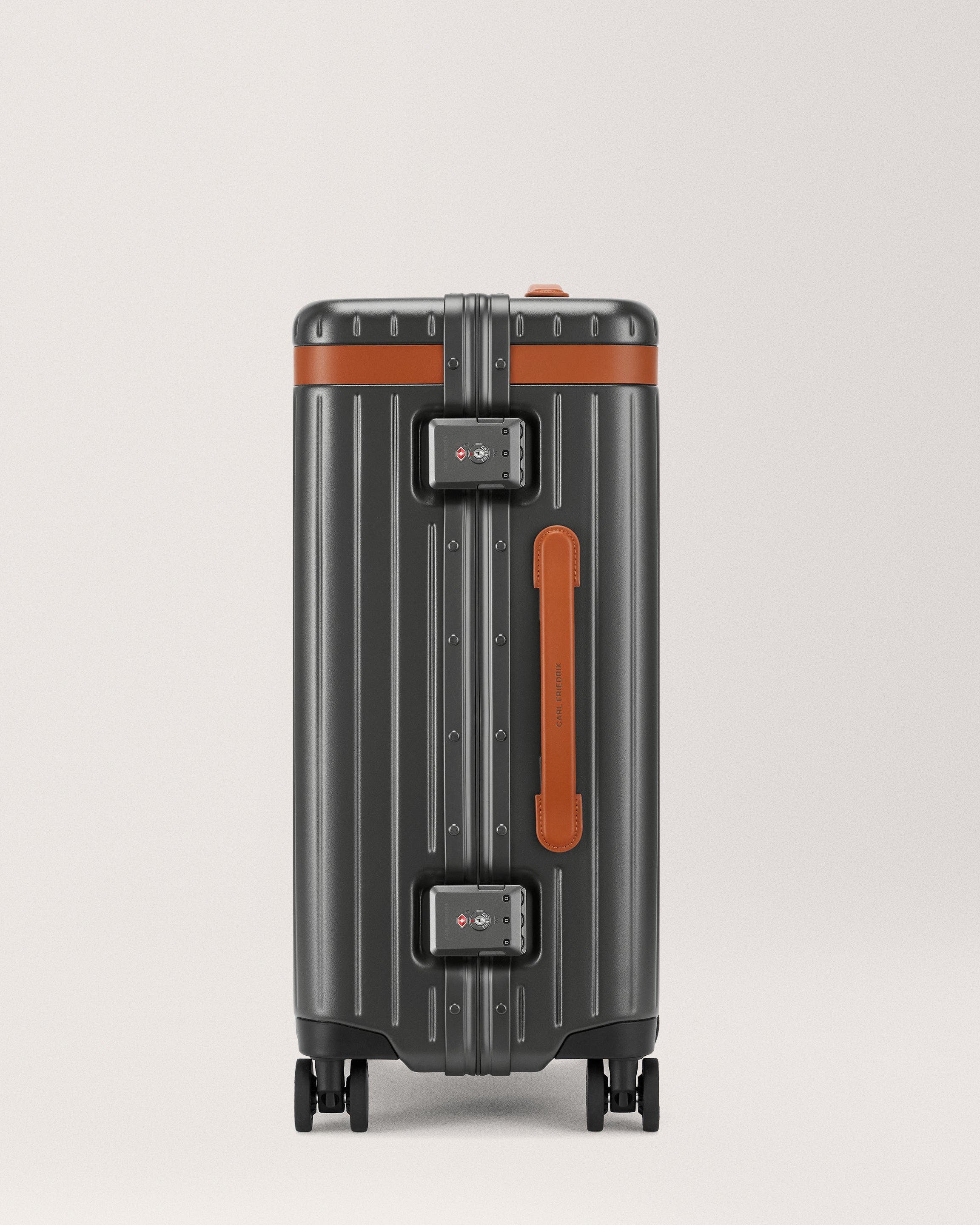 Carl Friedrik The Large Carry-on, Alternate, color, Grey / Cognac