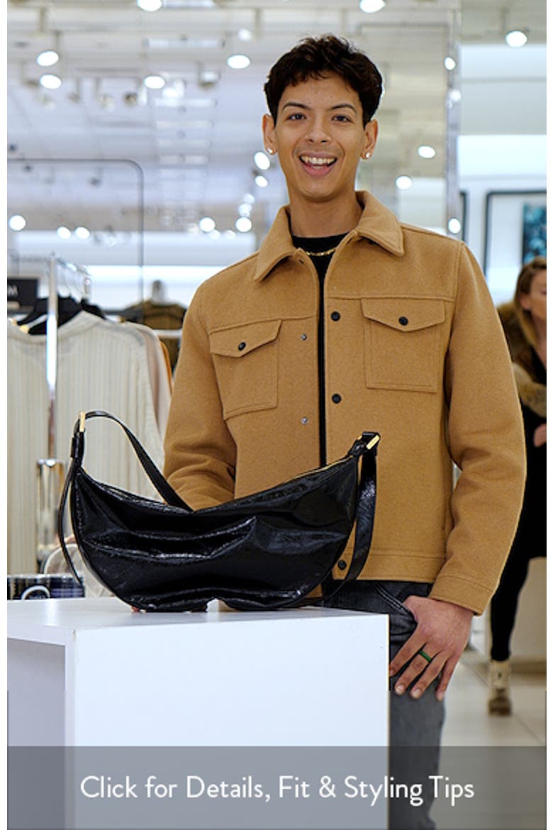 Half Moon Leather Shoulder Bag video
