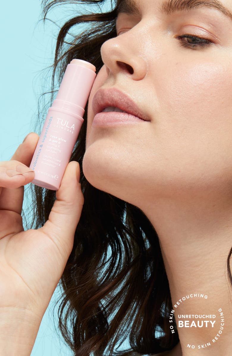 TULA Skincare Rose Glow & Get It Cooling & Brightening Eye Balm, Alternate, color,