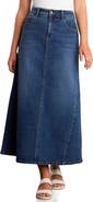 Wash Lab Denim Denim Maxi Skirt