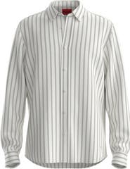 BOSS Emero Striped Long Sleeve Button-Up Shirt