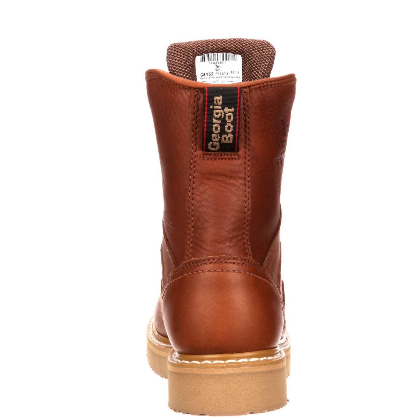 Slip Resistant Padded Wedge Work Boot, Alternate, color, BARRACUDA GOLD