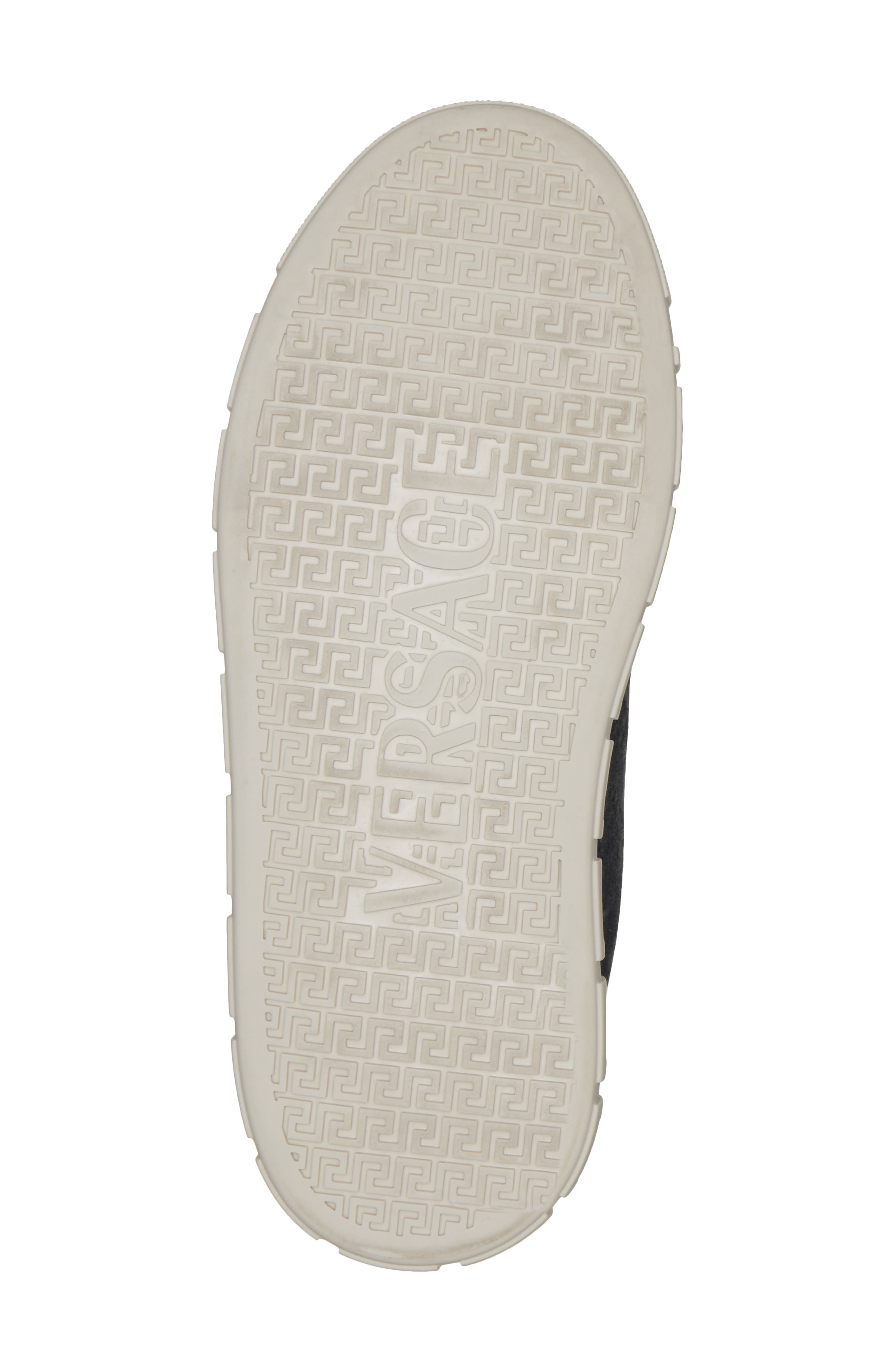 Versace Barroco Greca Jacquard Low Top Sneaker, Alternate, color, Black/ Off White