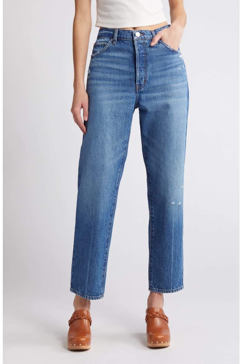 Le Mec Boyfriend Jeans, Main, color, MARINER