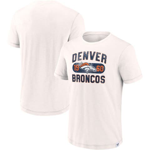 Men's Fanatics Branded White Denver Broncos Act Fast T-Shirt