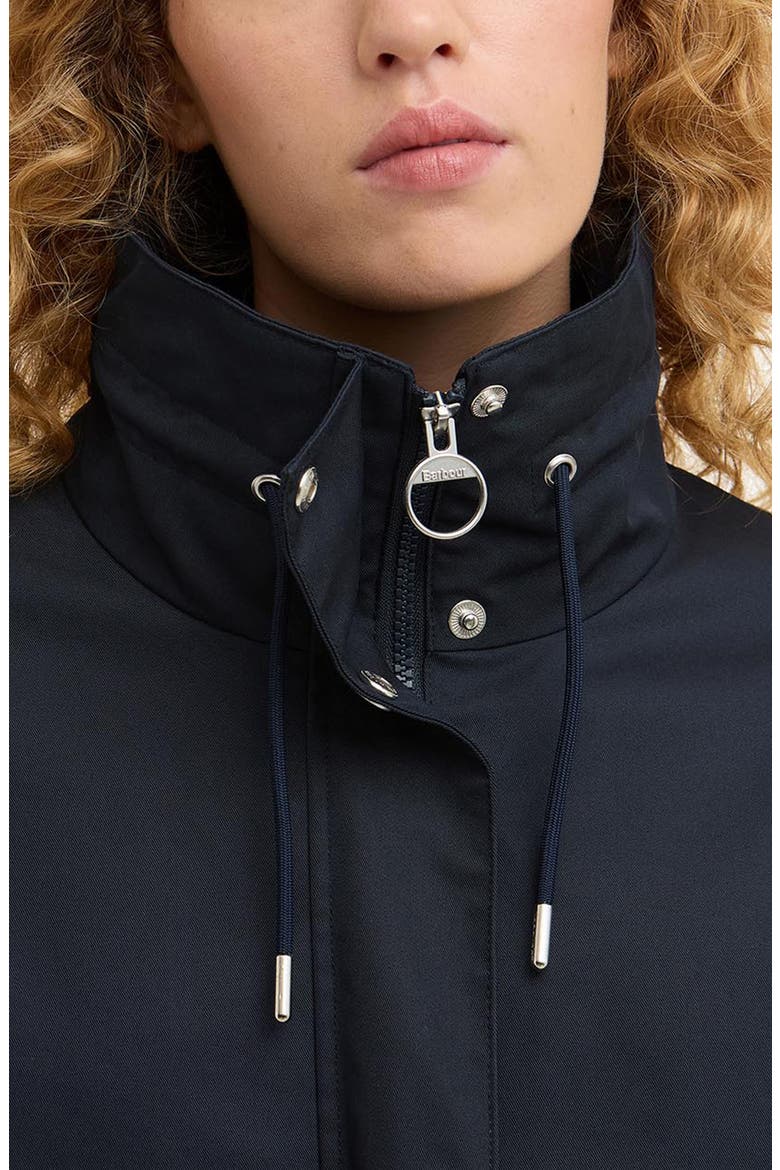 Bronwyn Showerproof Rain Jacket, Alternate, color, DARK NAVY/ DRESS NAVY TARTAN