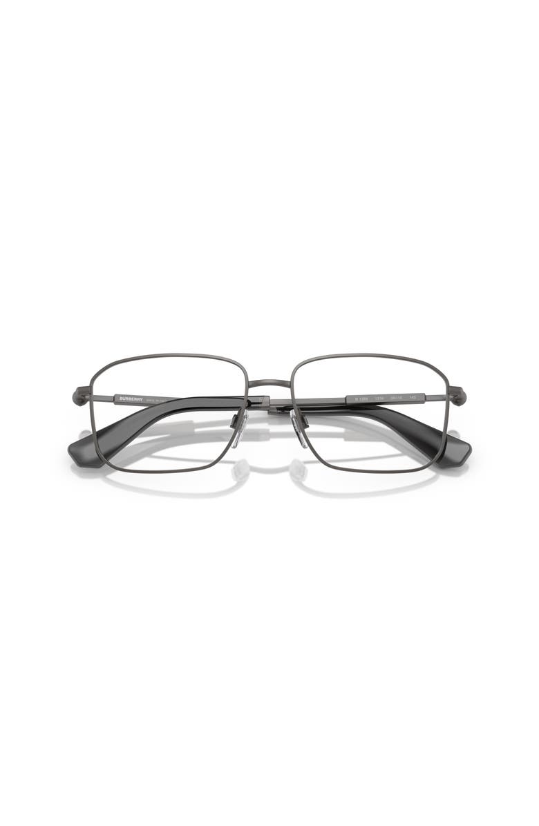 Burberry 56mm Rectangle optical glasses, Alternate, color, Grey