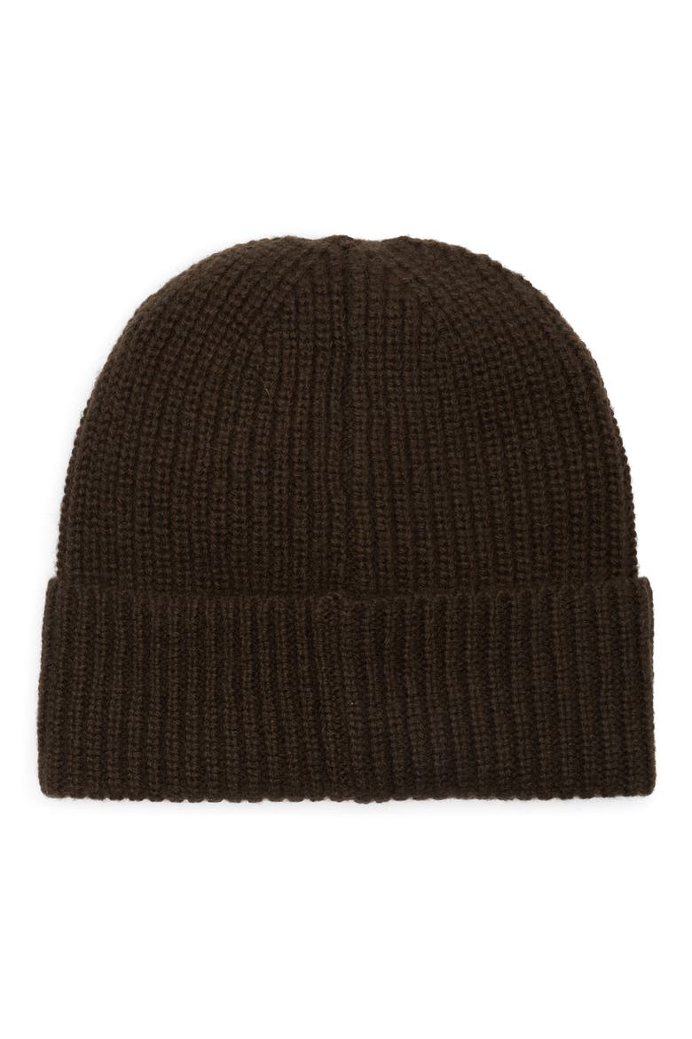 Logo Patch Beanie, Alternate, color, GANACHE