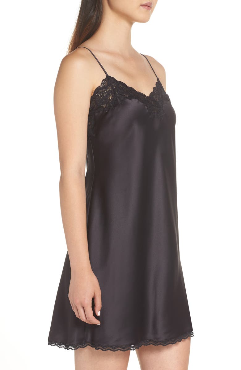 Lauren Ralph Lauren Lace Trim Chemise, Alternate, color, 