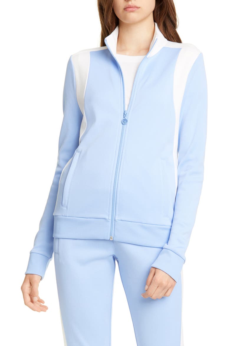 Colorblock Track Jacket, Main, color, ACE BLUE
