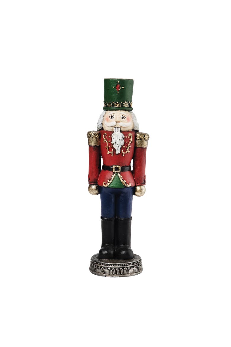 Lg Nutcracker Decorative Figurine, Main, color, Black