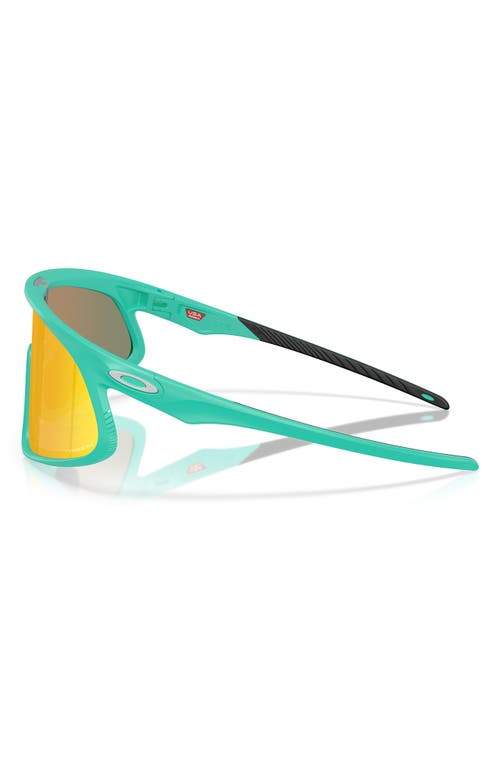 Oakley Rslv 149mm Prizm Polarized Shield Sunglasses In Ruby