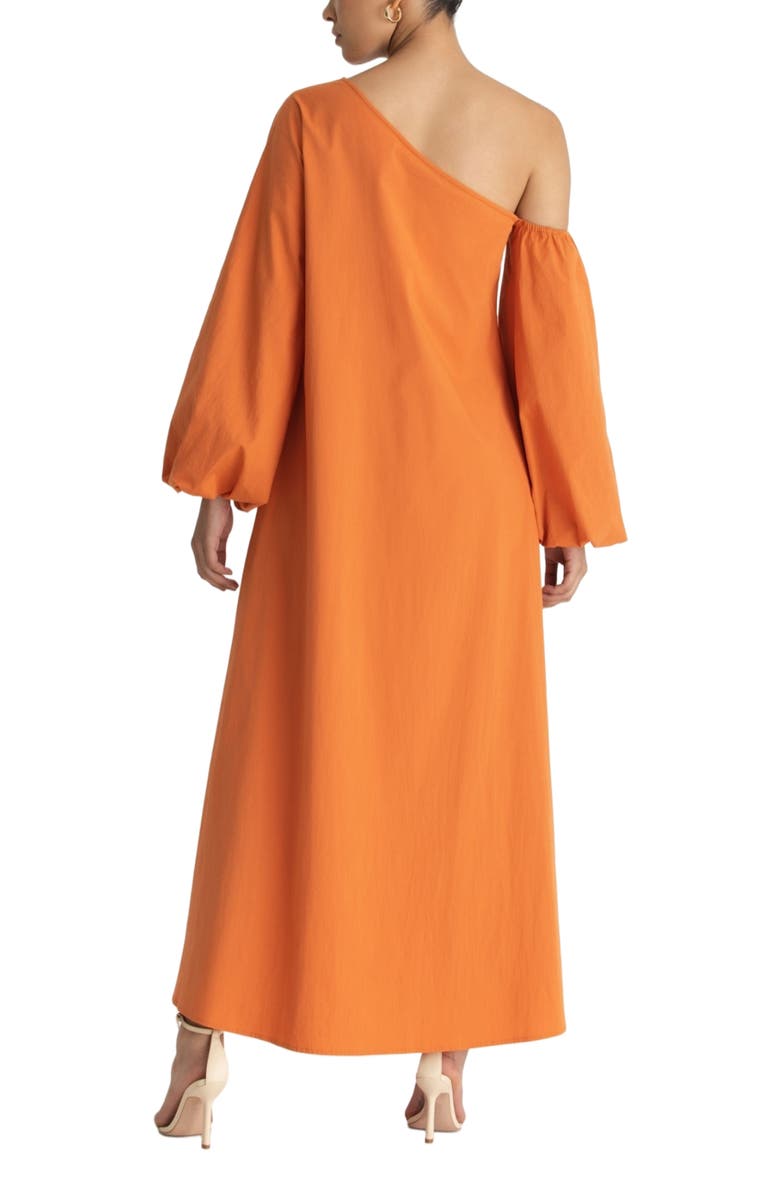 DIARRABLU Niva Dress, Alternate, color, Solid Orange