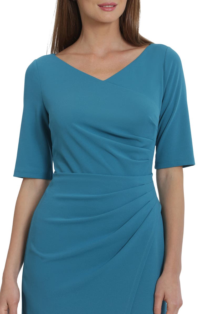 Maggy London Faux Wrap Sheath Dress, Alternate, color,