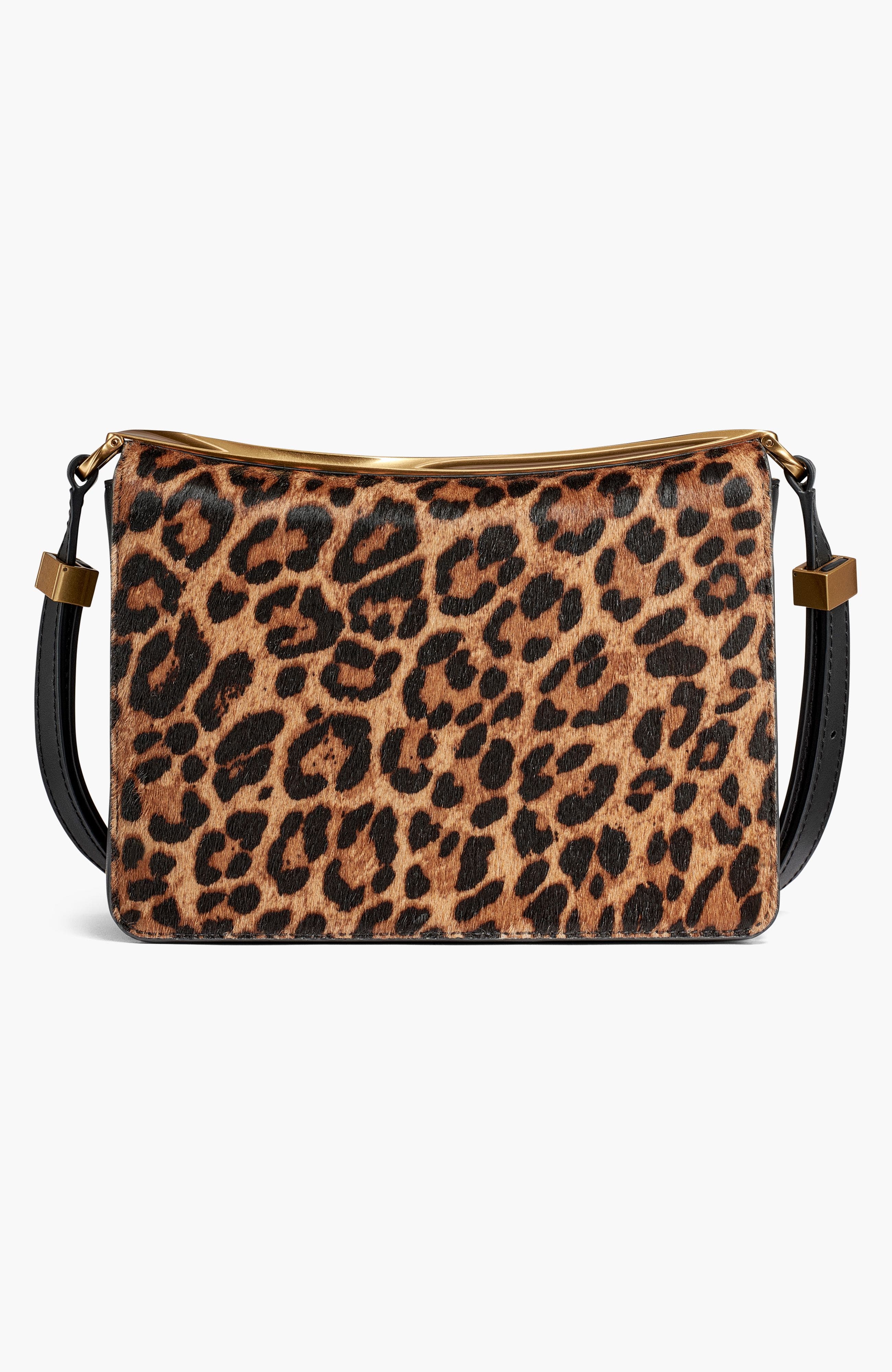 Donna Karan New York Jericho Leopard Shoulder, Alternate, color, 
