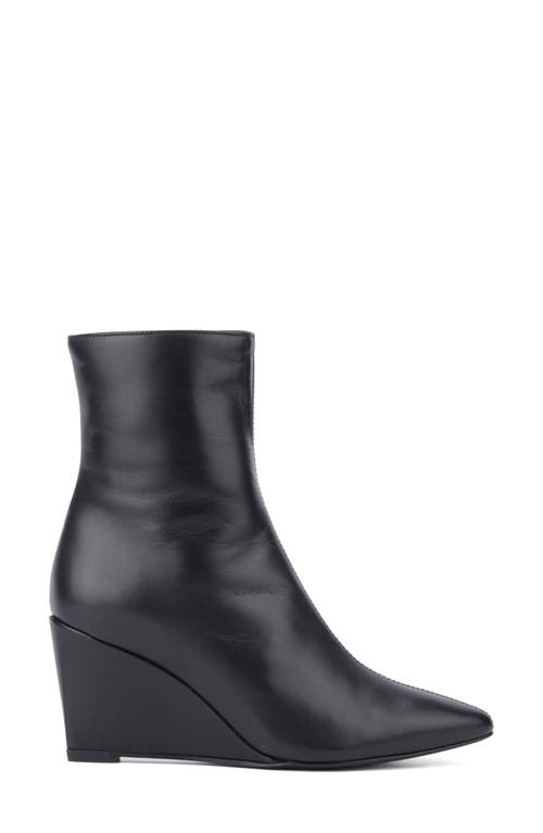 Aquatalia Pauletta Weatherproof Leather Boot In Black