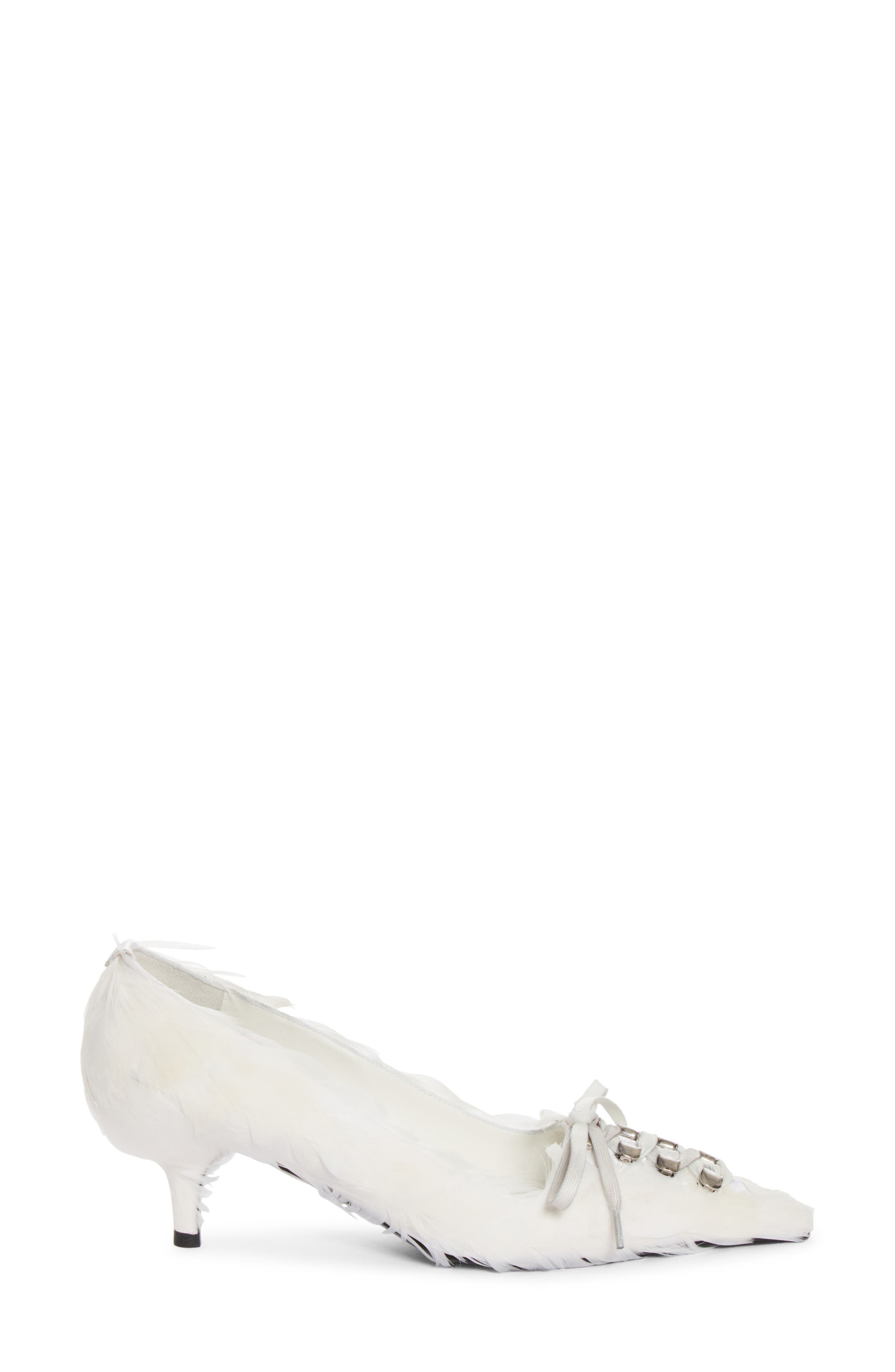 Runway Kitten Heel Pump, Alternate, color, BIANCO