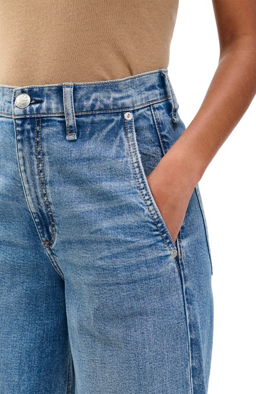 Rag & Bone Andi High Waist Ankle Wide Leg Jeans In Orange