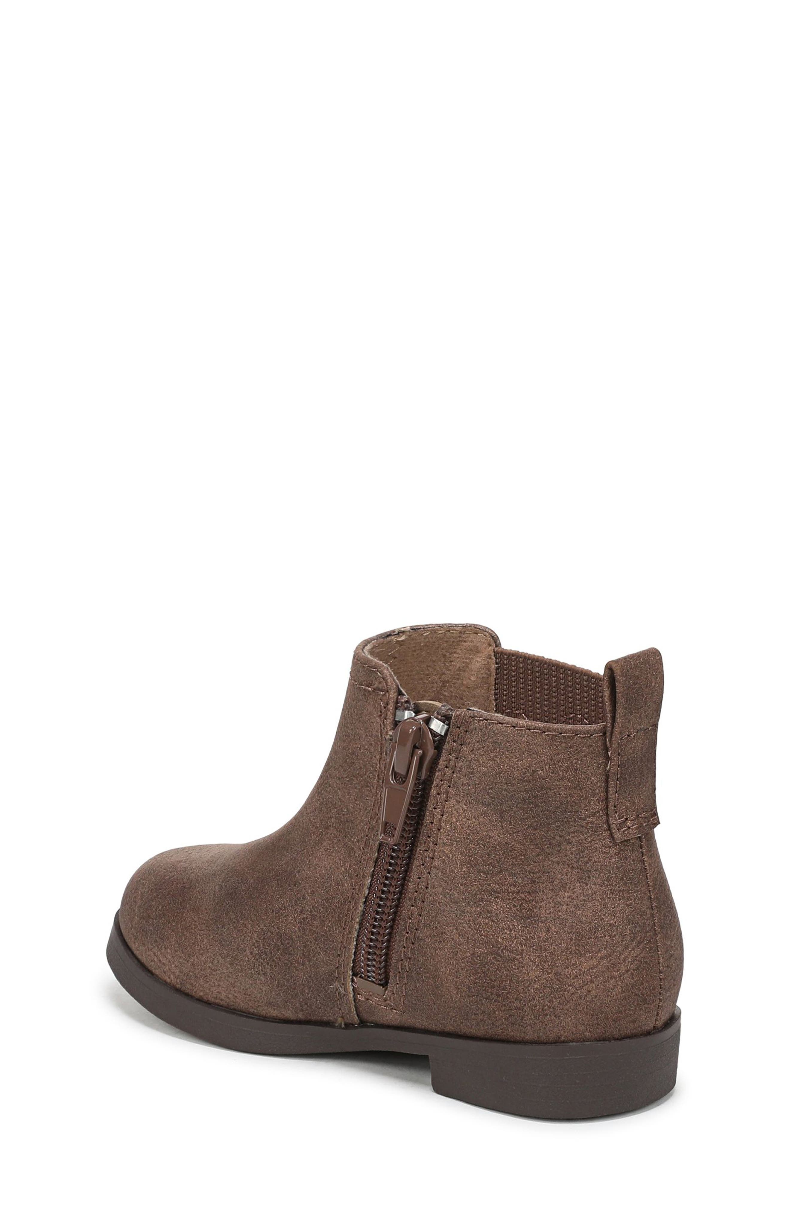 Kids' Sander Faux Leather Bootie, Alternate, color, SADDLE FAUX LEATHER