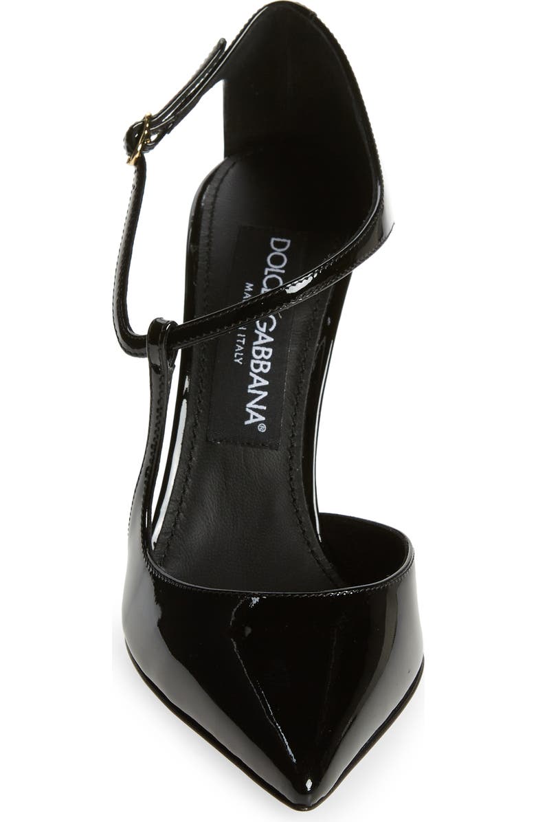 Dolce&Gabbana Cardinale T-Strap Pointed Toe Pump, Alternate, color,