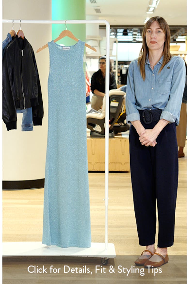 knit maxi dress nordstrom Sandro Sleeveless knit midi dress