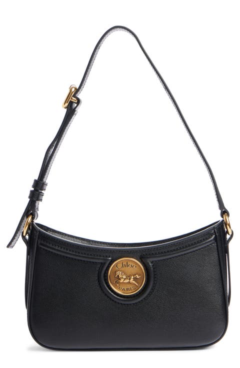 Mini Horse Medal Leather Shoulder Bag