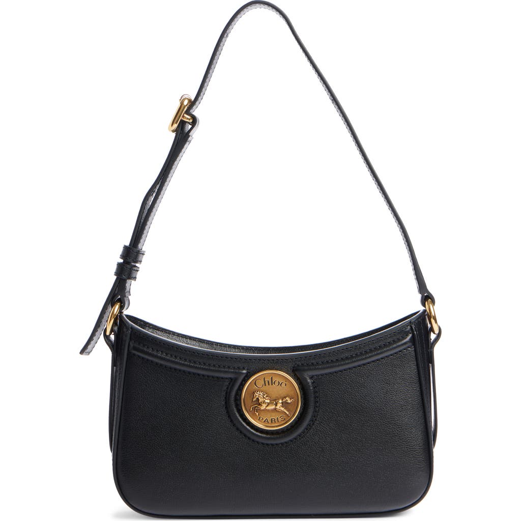 Chloé Mini Horse Medal Leather Shoulder Bag